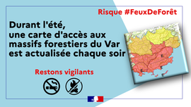 Information quotidienne pour l'accès aux massifs forestiers exposés aux risques feux de forêts Information quotidienne pour l'accès aux massifs forestiers exposés aux risques feux de forêts