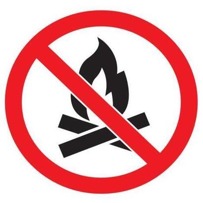 Interdiction de l'emploi du feu Interdiction de l'emploi du feu